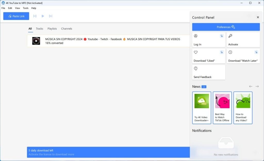 4k YouTube To MP3 Download Crack Versão Completa
