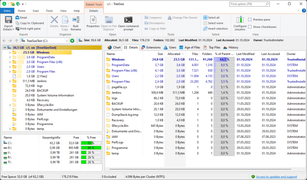 Treesize Crackeado 9.8.2.2303 Software Download