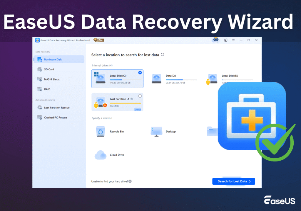 Easeus Data Recovery Wizard Crackeado Download Gratis 2026